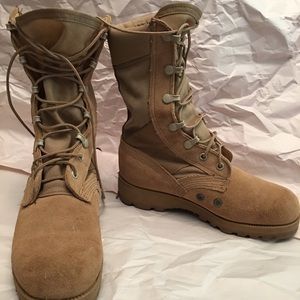 Military combat boots